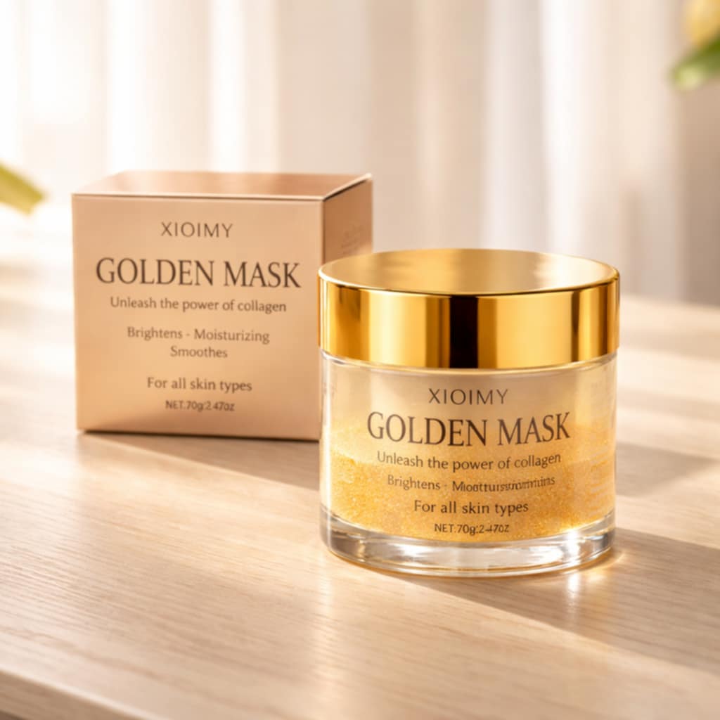 Auksine veido kaukė