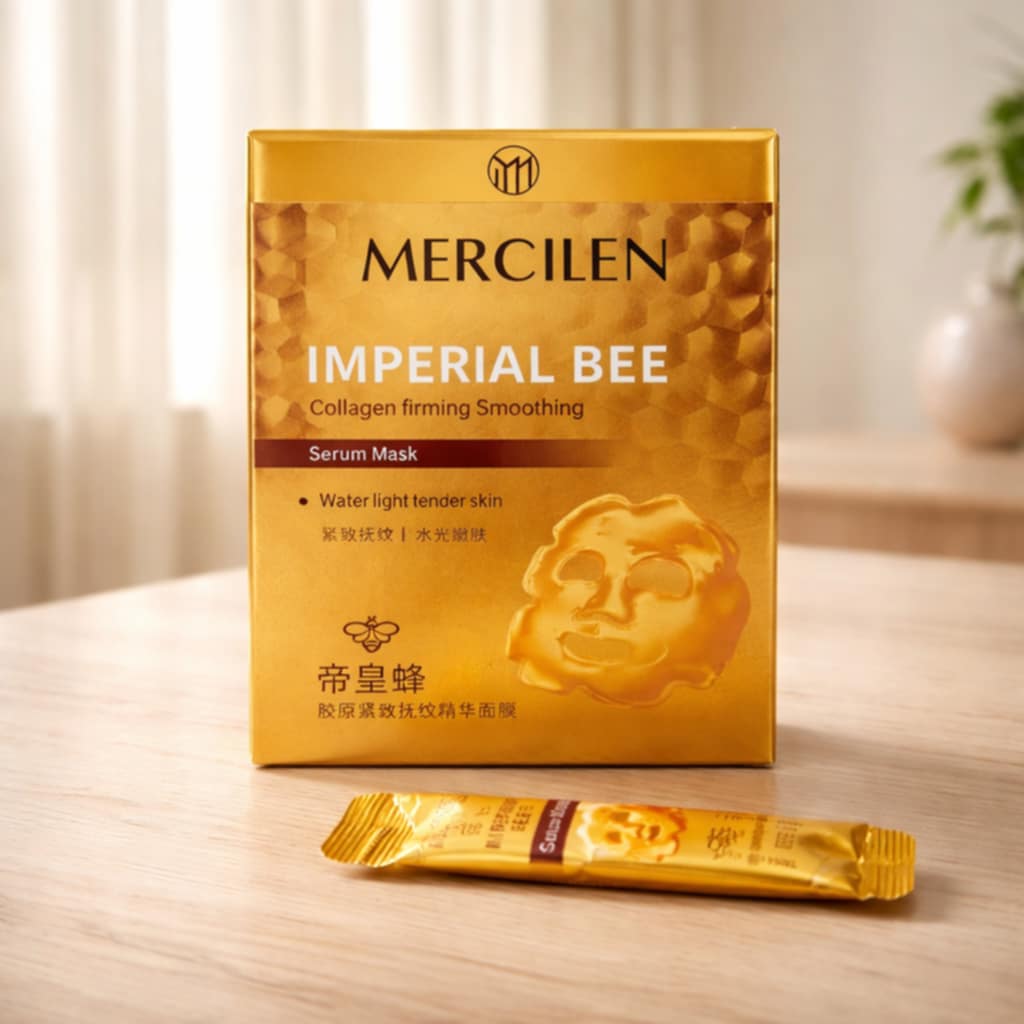 Kolageno stangrinanti ir jauninanti veido kaukė 10vnt